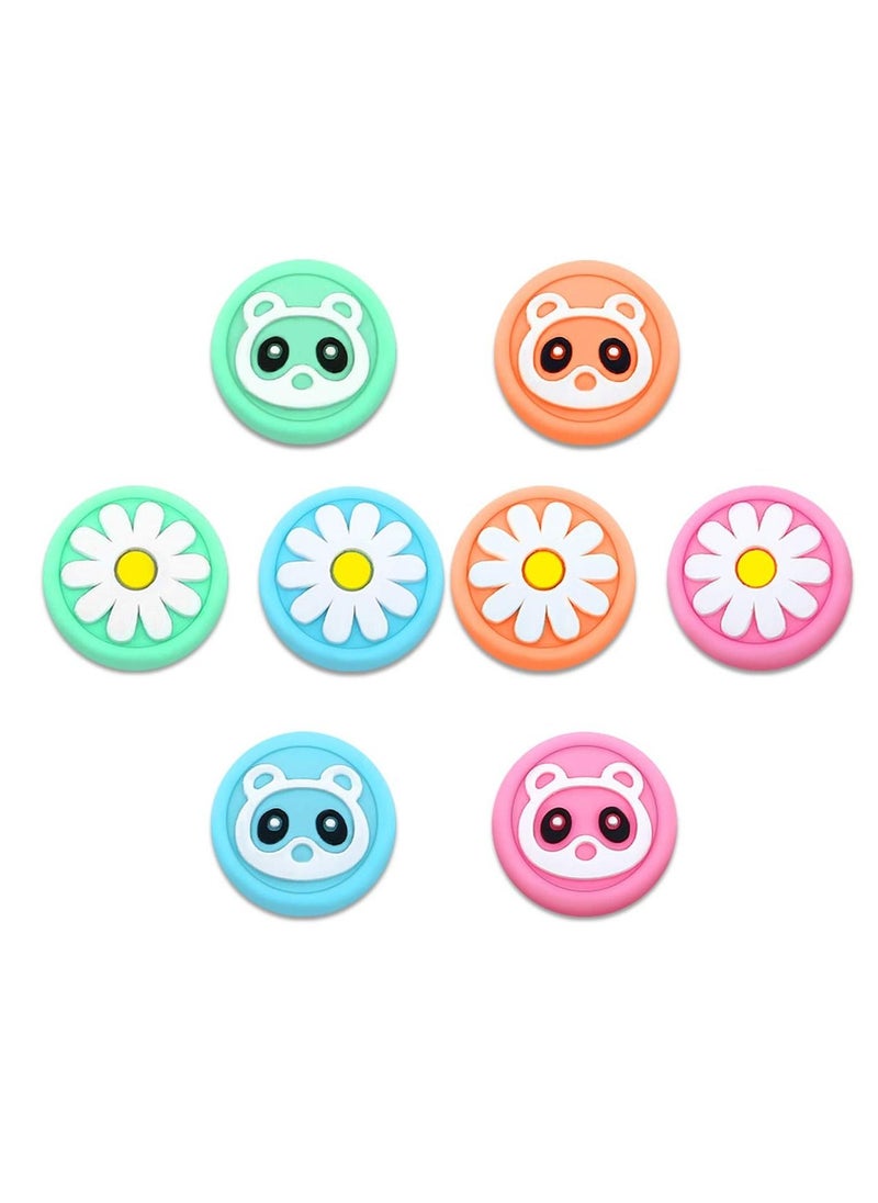 واي آند دي Thumb Grip Covers for Switch, 8 Pack Non-Slip Silicone Gamepad Rocker Caps Cute Soft Protective Keys Nintendo Switch and Lite, Joy-Con Controllers  - Image 1