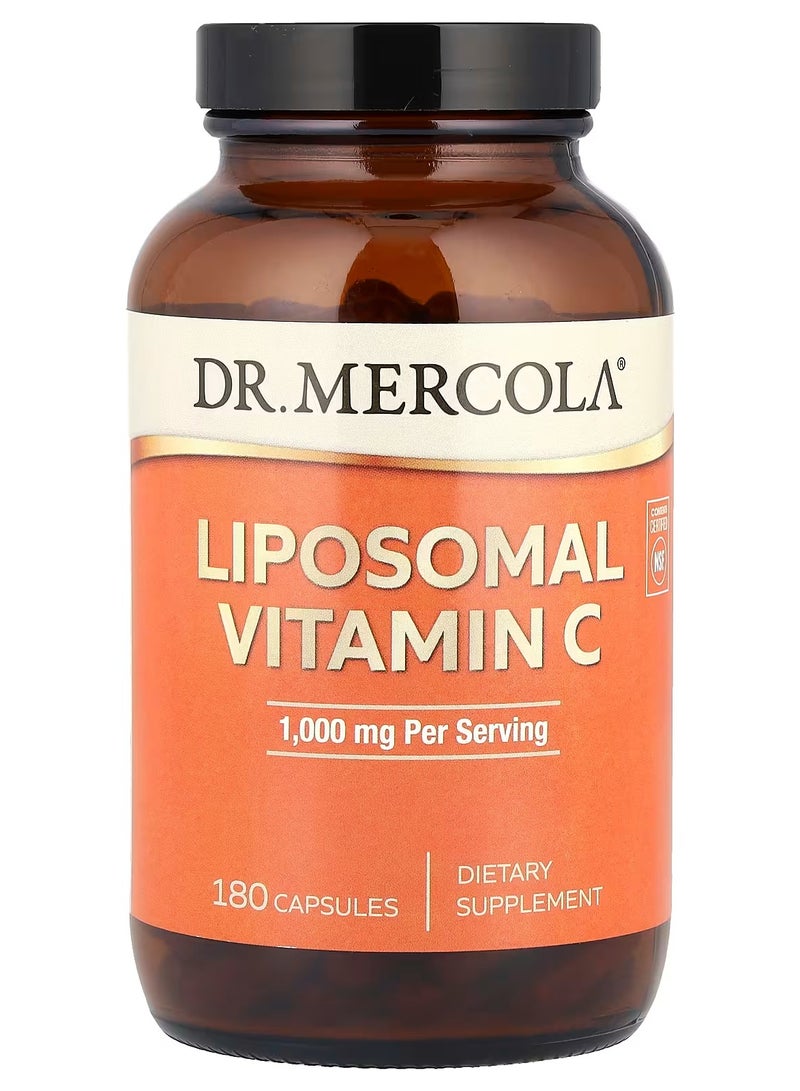 دكتور ميركولا فيتامين جـ الحويصلي، 1000 ملجم، 180 كبسولة - Image 1