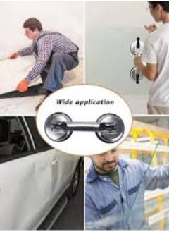 KNP KNP Light Duty Glass Suction Cup 2 Plate is an essential tool for safely lifting and maneuvering smooth flat surfaces such as glass panes tiles and metal sheets.  - Image 3