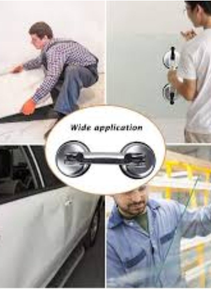 KNP KNP Light Duty Glass Suction Cup 2 Plate is an essential tool for safely lifting and maneuvering smooth flat surfaces such as glass panes tiles and metal sheets.  - Image 3