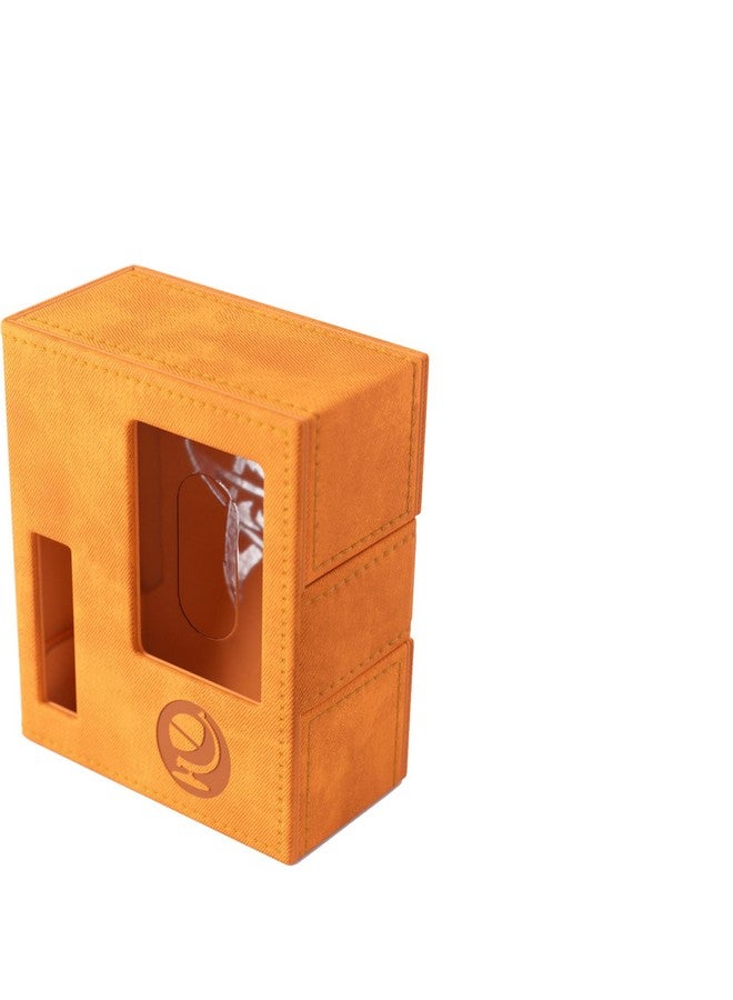Gamegenic Arkham Horror Investigator Deck Tome - Premium Deck Box for Arkham Horror: The Card Game, Holds a Full Investigator Deck, Seeker - Orange Color, Made - Image 1