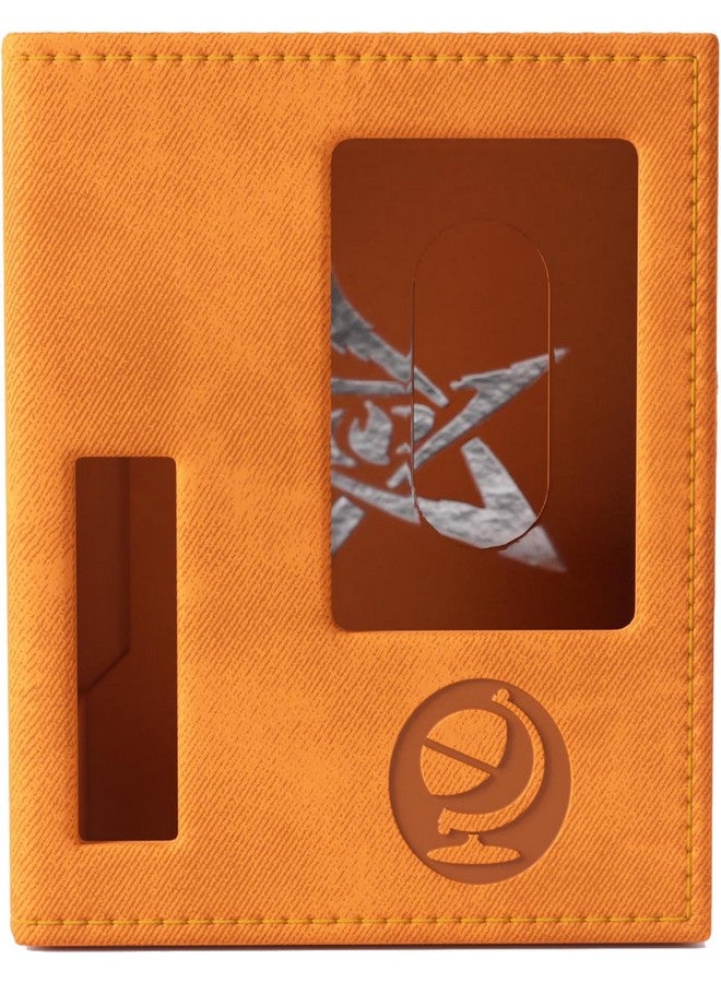 Gamegenic Arkham Horror Investigator Deck Tome - Premium Deck Box for Arkham Horror: The Card Game, Holds a Full Investigator Deck, Seeker - Orange Color, Made - Image 3
