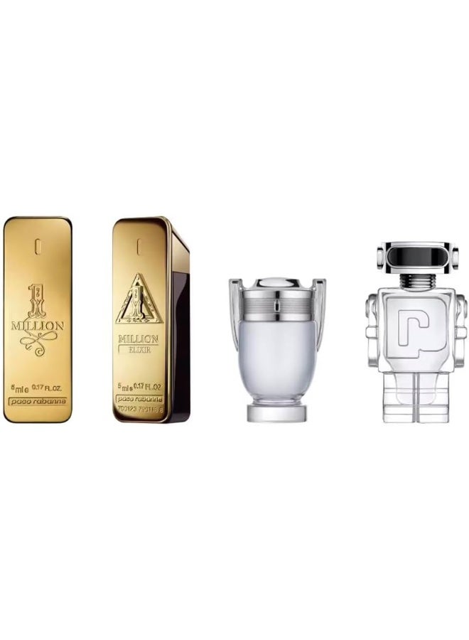paco rabanne Men'S Cologne Gift Set (4 X 5Ml) - Image 3