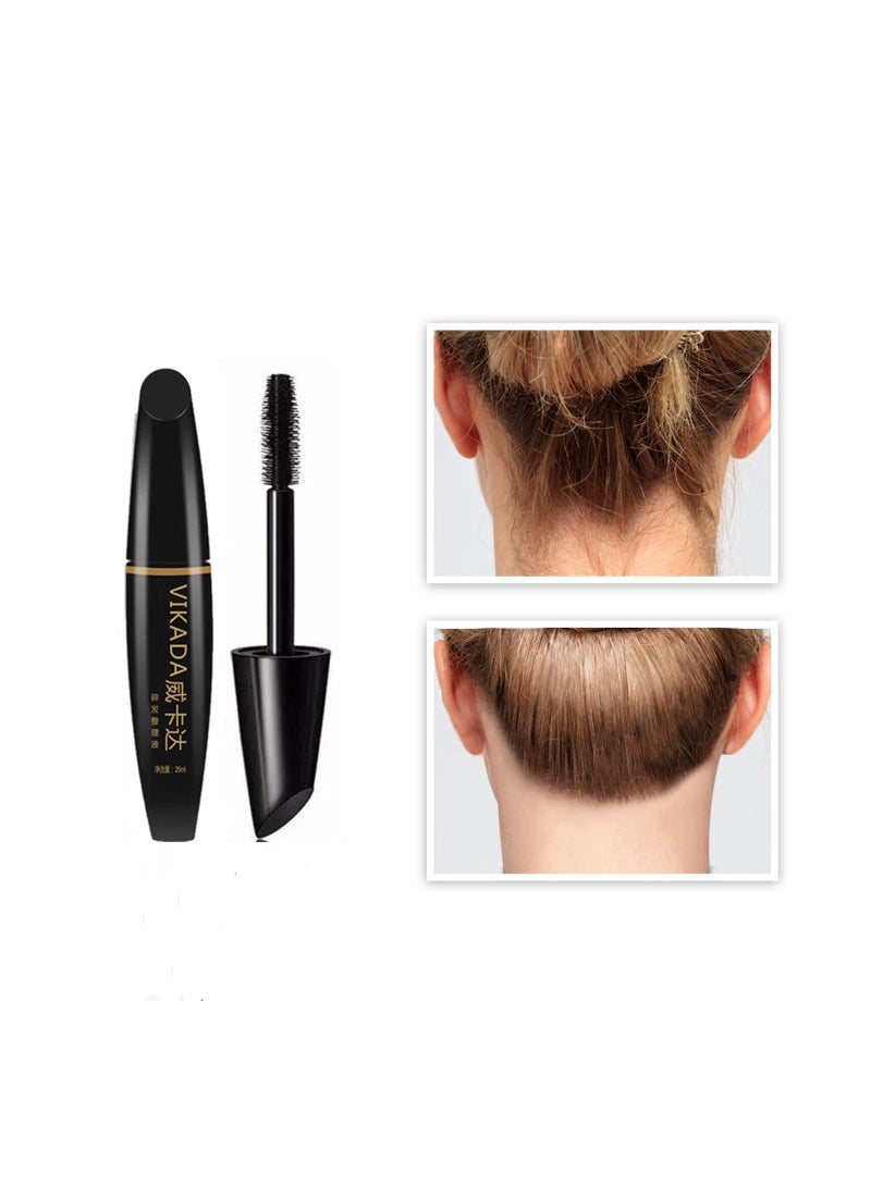 SOLARAE Hair Finishing Stick, Broken Hair Finishing Cream Hair Styling Wax Stick, Hair Mascara Styling Gel Refreshing Not Greasy Fixing Bangs Stereotypes Cream for Girls Women, 25ML (3PCS) - Image 1