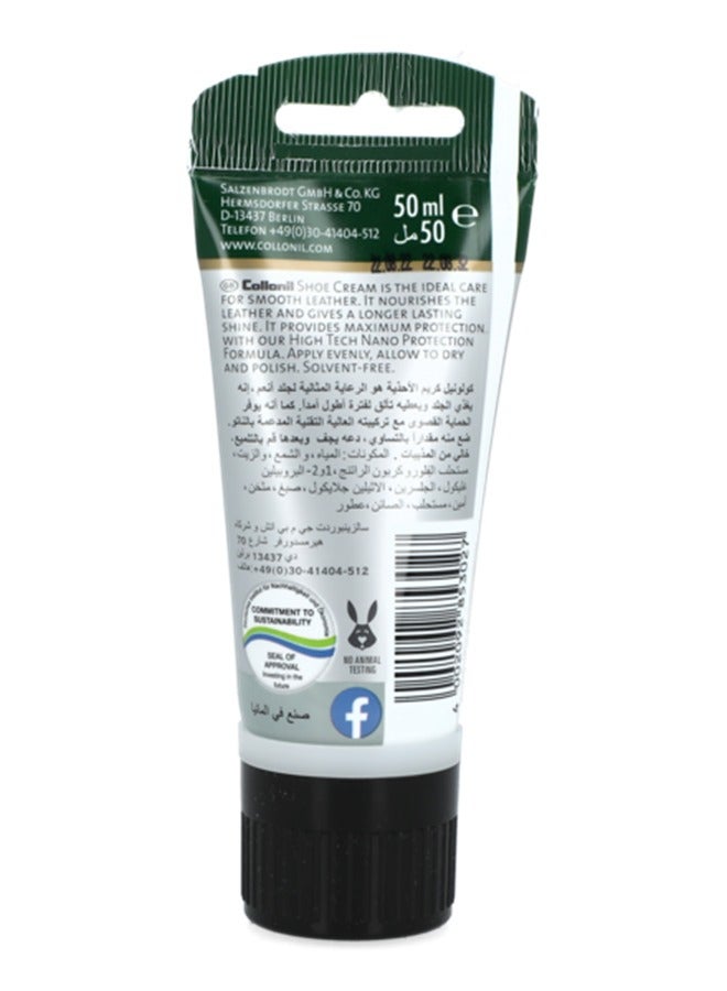 كولونيل كريم حذاء ذو ​​لمسة نهائية لامعة وناعمة بتقنية النانو أسود 50 مل - Image 2