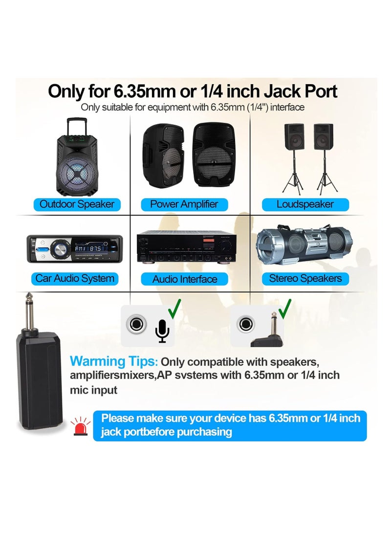 TIGER Wireless Microphone, UHF Dual Cordless Metal Dynamic Mic System with Rechargeable Receiver – 200 ft Range, Auto Connect for Karaoke, Church, Speech, Wedding, Party, Singing & More  - Image 5