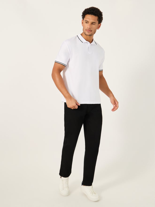 Styli Styli Regular Fit Short Sleeve Stretch Polo T-Shirt - Image 2