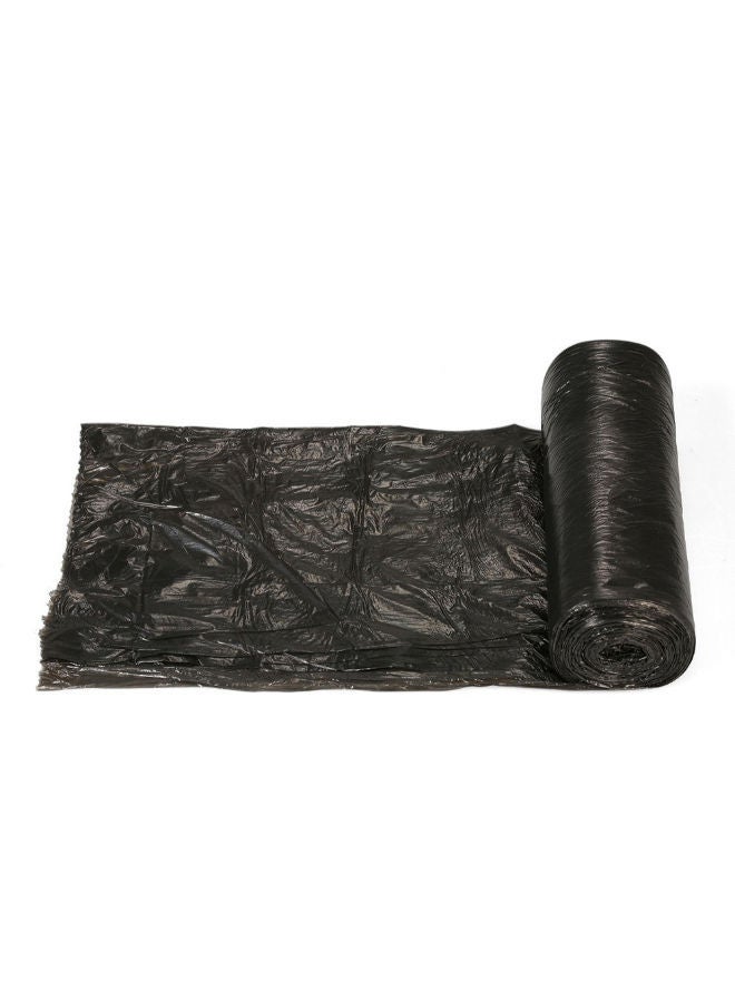 NIBEMINENT 100-Piece Garbage Bag Black 18centimeter  - Image 4