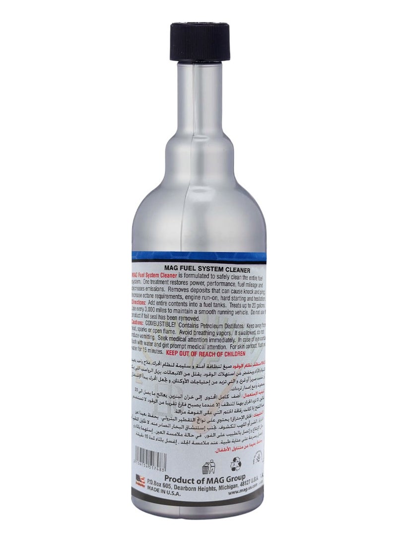MAG Fuel System Cleaner 443ml Petrol and Diesel Engine Fuel Additive, Injector Cleaner Solution for Carbon Deposit Removal, Engine Performance Restorer, Fuel Efficiency Improver, Fuel Tank Cleaner for Cars SUVs Trucks Motorcycles. - Image 4