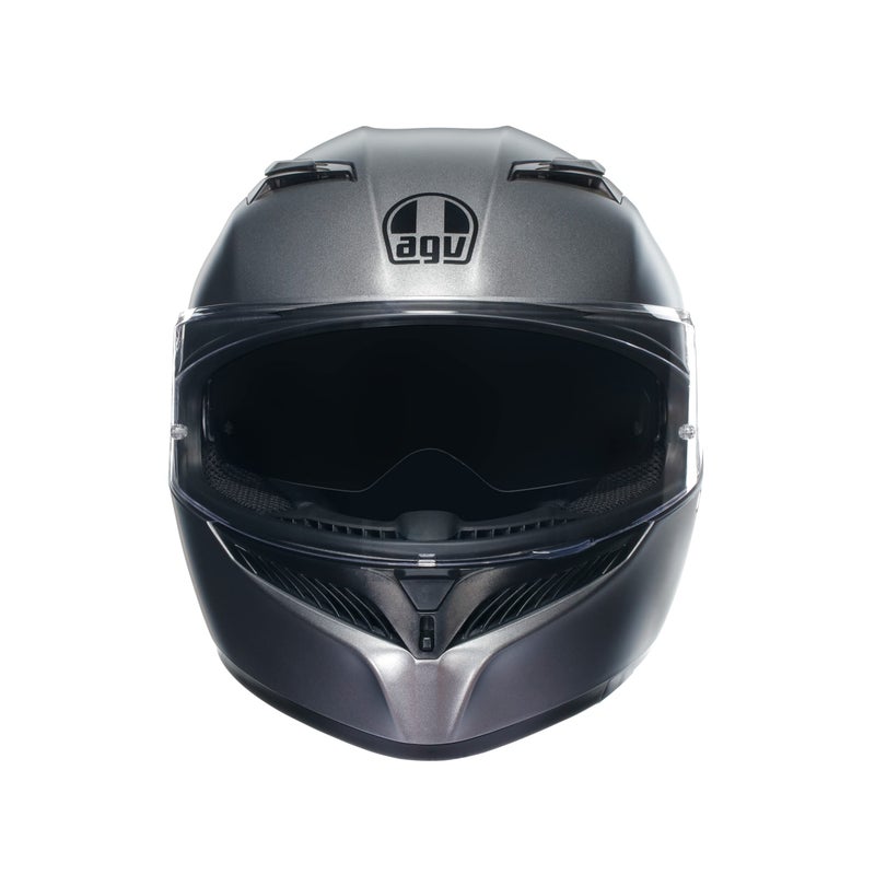 AGV AGV K3 ECE 22-06 Mono, Full-face Motorcycle Helmet ECE 22-06 With Sun Visor, Rodio Grey Matt, XS - Image 2
