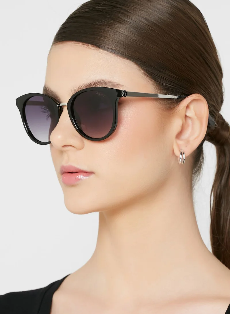 GUESS Polarized Cat Eye Sunglasses