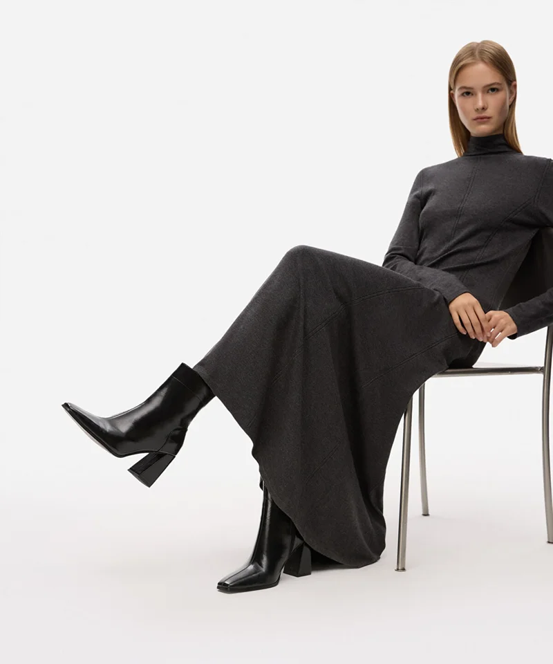 ابيكول Block-Heel Ankle Boots