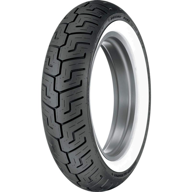 Dunlop D401 Rear Motorcycle Tire 150/80B-16 (71H) Wide White Wall - Fits: Harley-Davidson CVO Dyna Wide Glide FXDWGSE 2002 - Image 2