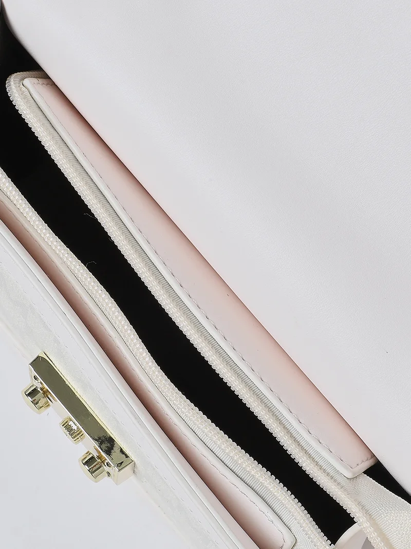 Styli Initial Logo Shoulder Bag with Chain Strap