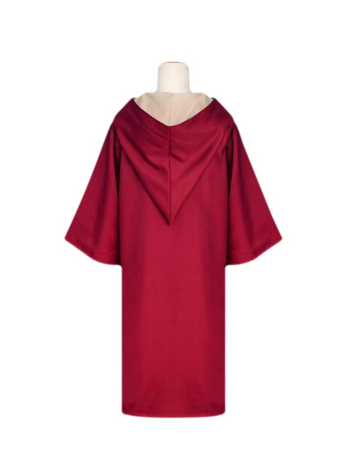JAYATO Red  Gryffindor house Robe Cloak, Wizard Costume for Kids & Teens, Wizard Robe Cosplay for Boys Girls Dress Up, Themed Parties, Size M - Image 2