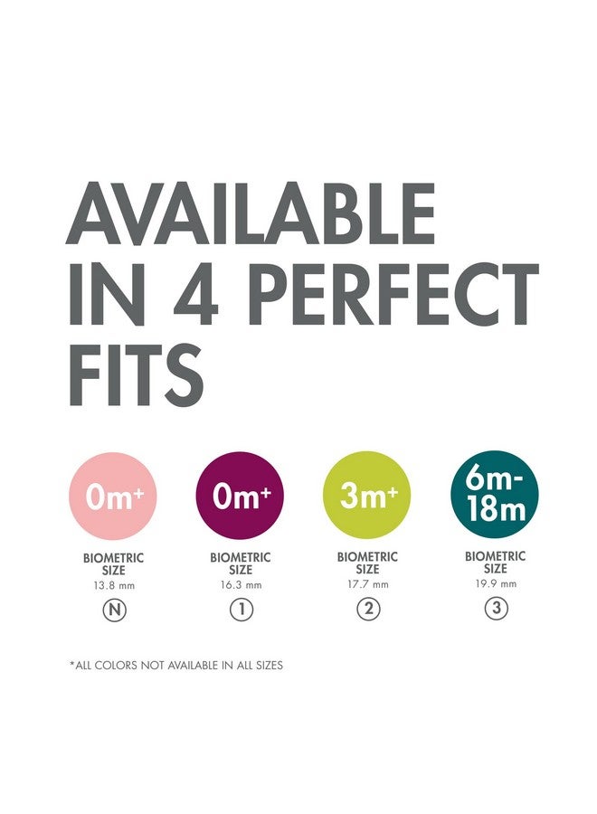 Boon Jewl Silicone Orthodontic Pacifier - Baby Pacifier with Soothing Gem-Shaped Nipple - Comfortable Baby Pacifiers Natural Oral Muscular Development - Neutral - 2 Count - 3+ Months - Image 2