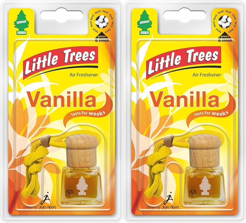 Little Trees Air Freshener Bottle LTBZ9 Vanilla Fragrance - Double Pack - Image 2