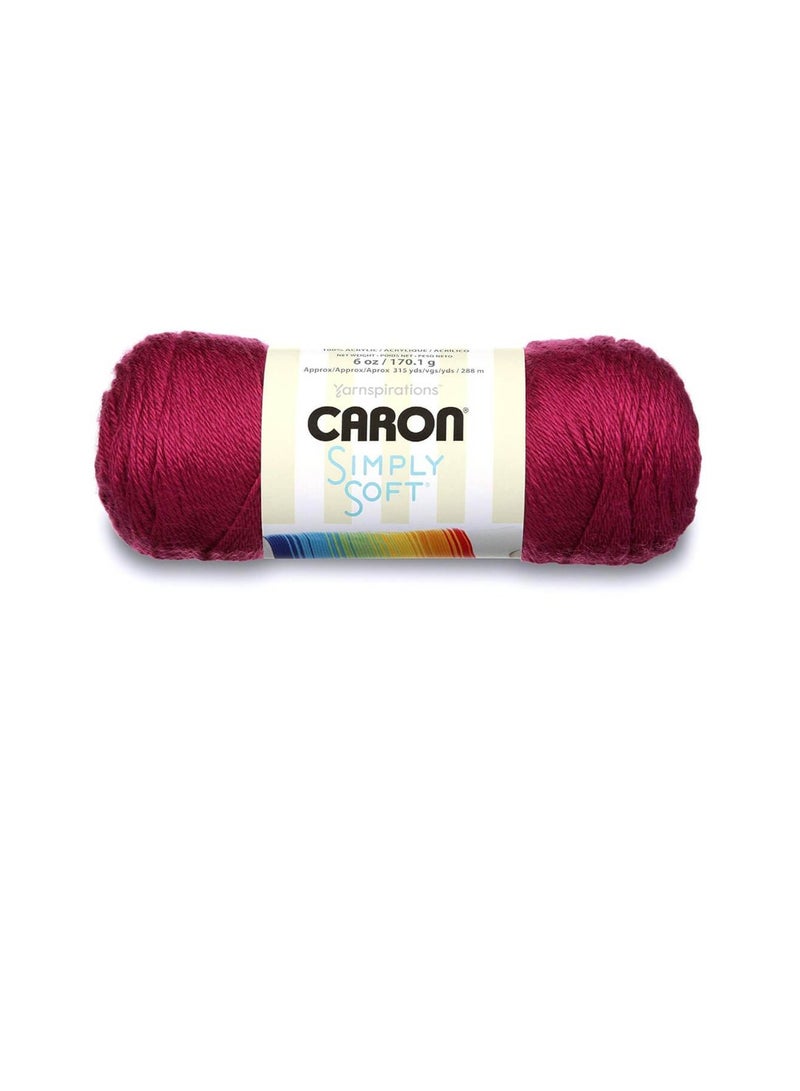 Caron Simply Soft Solids Yarn Fuchsia - Image 1