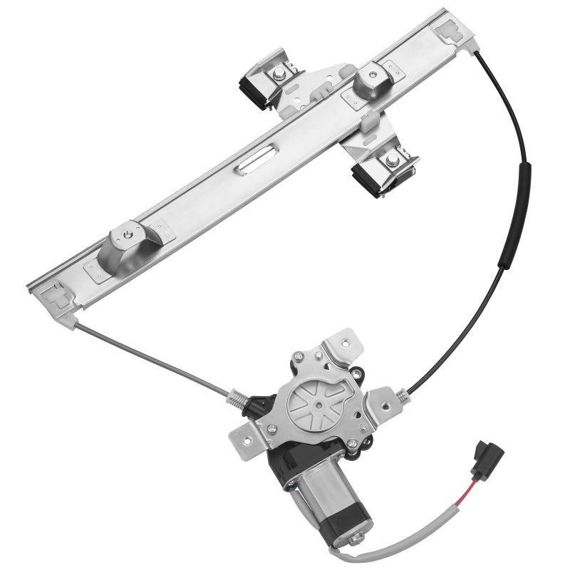 Obaee Rear Right Passenger Side Power Window Regulator with Motor Compatible with Hummer H2 2003 2004 2005 2006 2007 2008 2009 Replace OE 751708 - Image 2