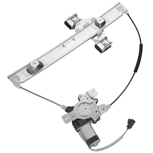 Obaee Rear Right Passenger Side Power Window Regulator with Motor Compatible with Hummer H2 2003 2004 2005 2006 2007 2008 2009 Replace OE 751708 - Image 1