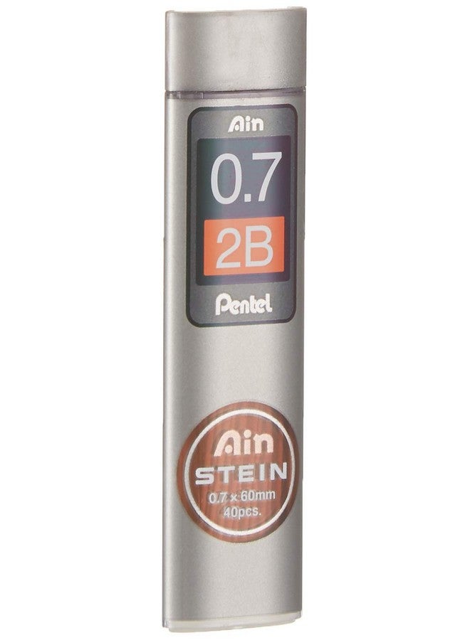 Pentel Ain Stein 0.7mm Mechanical Pencil Lead | Lead of Grade 2B | Smooth & Not Scratchy | Easy to Insert Inside The Pencil | Pack of 40 Pcs (C277-2B) - Image 2