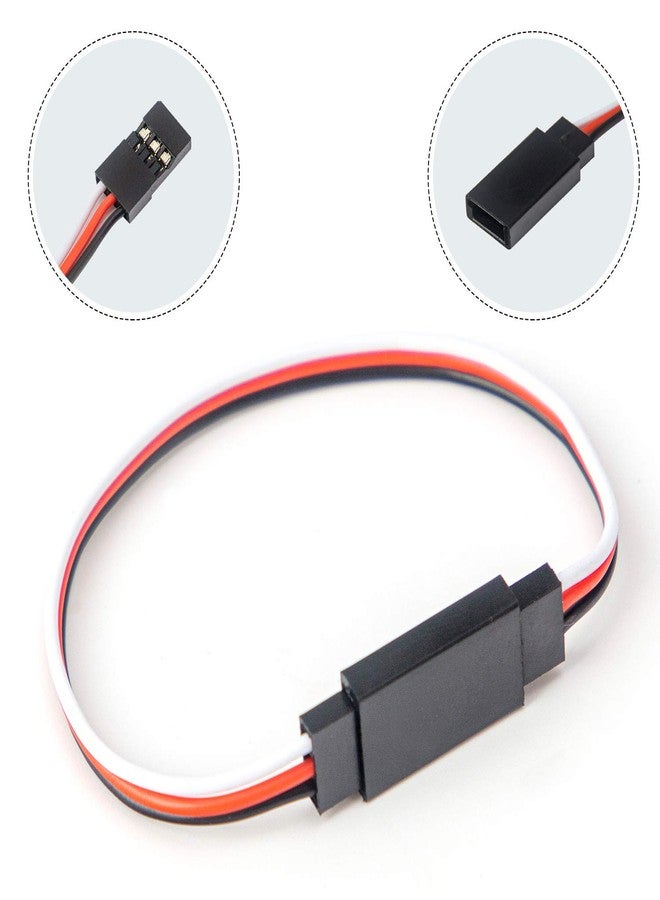 MoTrent 30 Pcs 3-Pin Extension Cable Cord Male to Female Lead Wire Connectors for Servo Extension Connection Control Board Remote Control Parts - 5 Sizes - Image 5