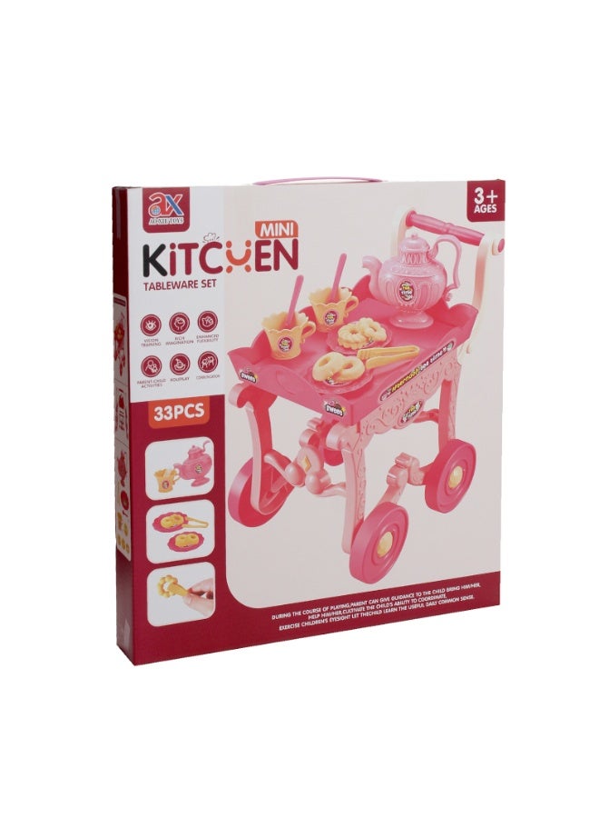 كيتشن لعبة عربة تقديم الشاي - Image 4