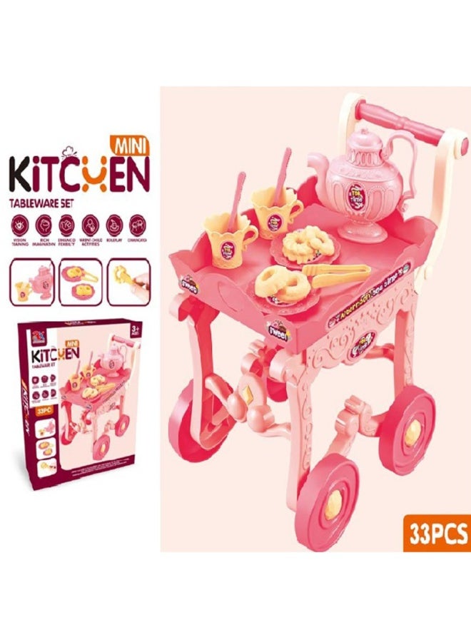 كيتشن لعبة عربة تقديم الشاي - Image 1