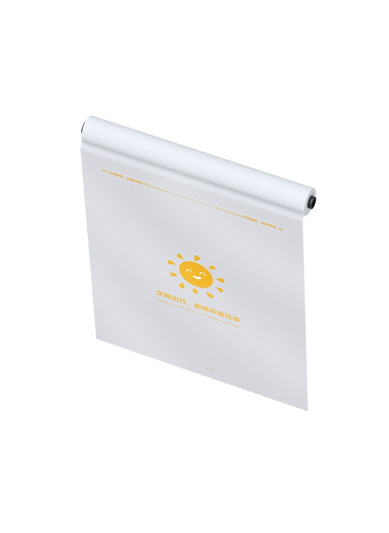 Car Trash Bag, Car Storage, Environmentally Friendly, Thickened Disposable Trash Bag, Independent Accessory (Requires use with holder)