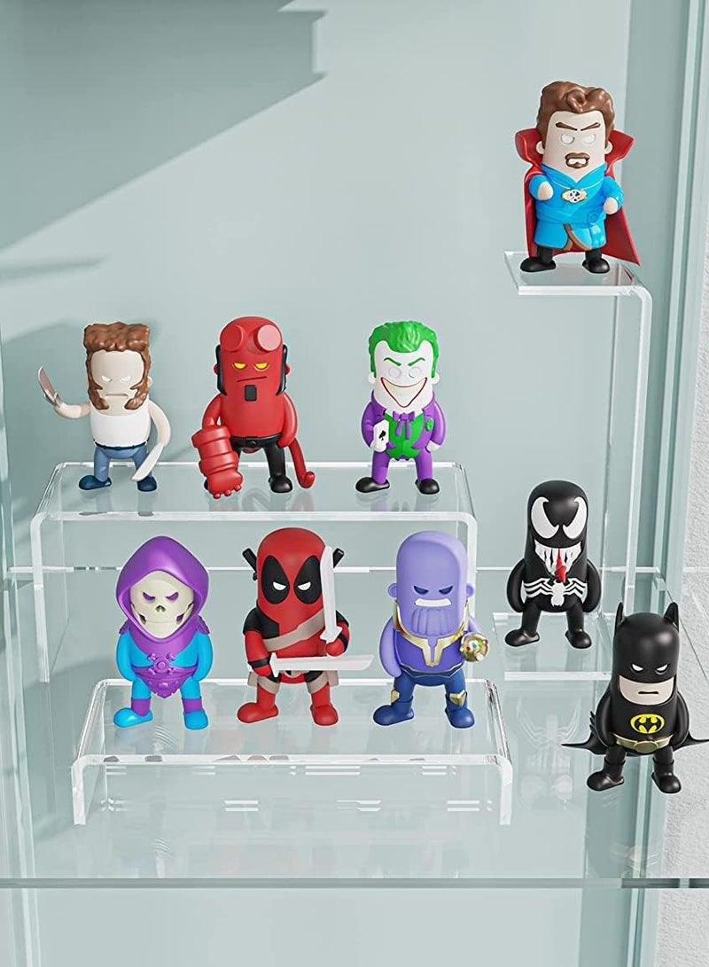 تي بي جي بي حامل عرض شفاف من الأكريليك، حامل عرض للطعام، العطور، الكب كيك، المجوهرات، الألعاب وغيرها الكثير (مجموعة من 3 قطع) - Image 5