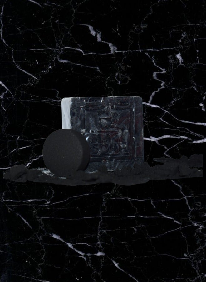 PYRON 10 Pieces Black Soap Collagen And Charcoal Deep Cleansing Whitening Complex 100g - Image 2