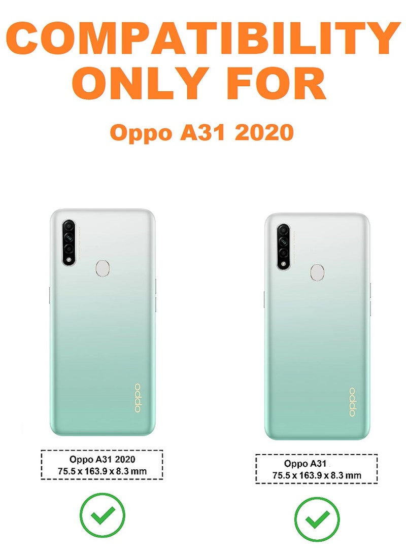 Super 2 Pieces  Tempered Glass Screen Protector Clear Designed For Oppo A31 Full Screen Coverage And Bubble Free - Image 3