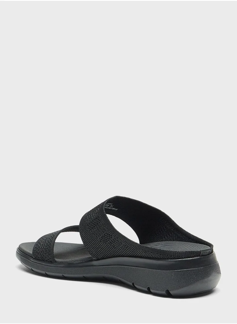 شو اكسبرس صنادل ويدج بحزام مزدوج