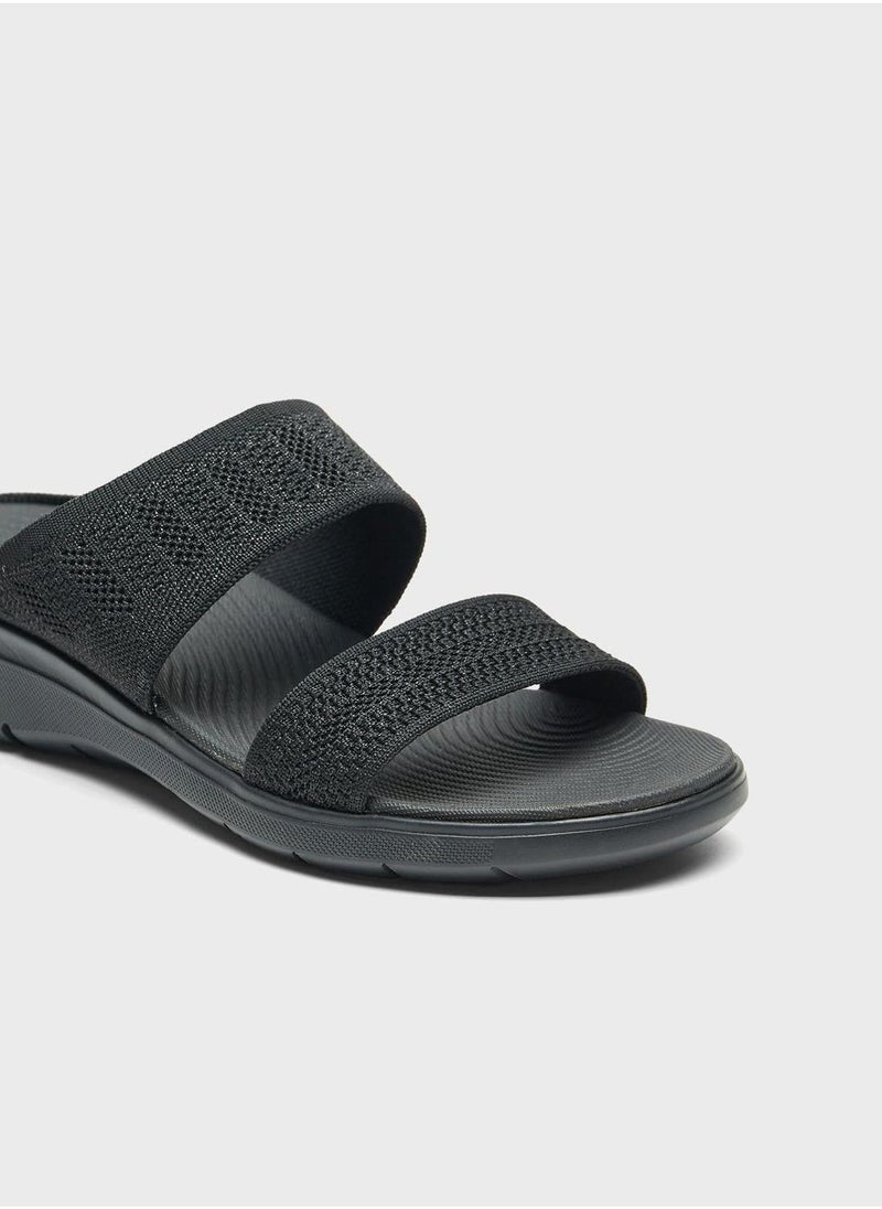 shoexpress - Double Strap Wedge Sandals - Image 1