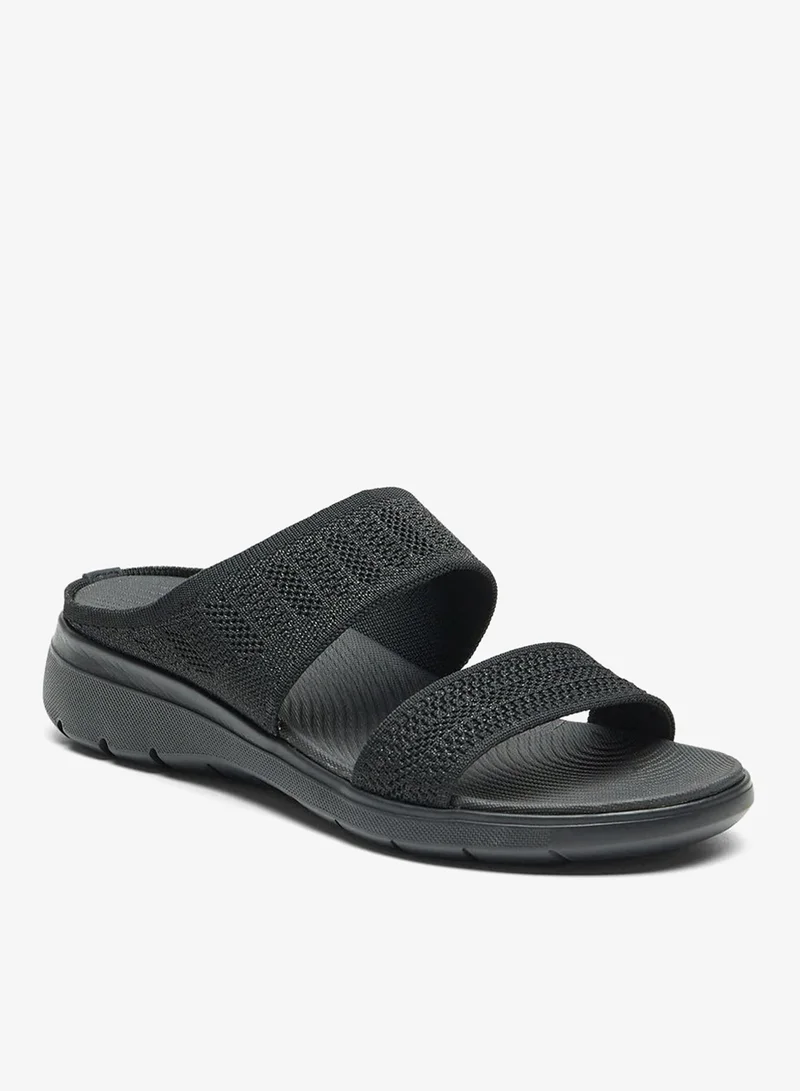 شو اكسبرس صنادل ويدج بحزام مزدوج