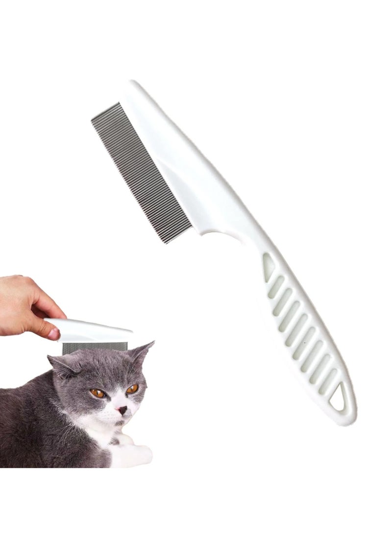 Flea Comb for Pets Dogs Cats, Dog Hair Comb Grooming Tool for Removing Tear Stains Fleas Dandruff Lice - Image 1