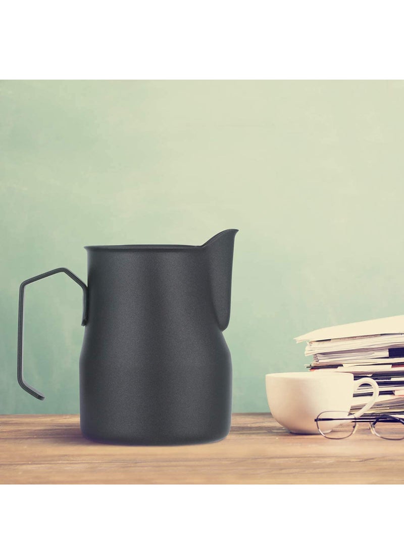 MIBRU Milk Frothing Pitcher Jug Latte Art Cup Barista Kitchen Home Espresso Steaming Coffee Pitcher 350ml  - Image 5