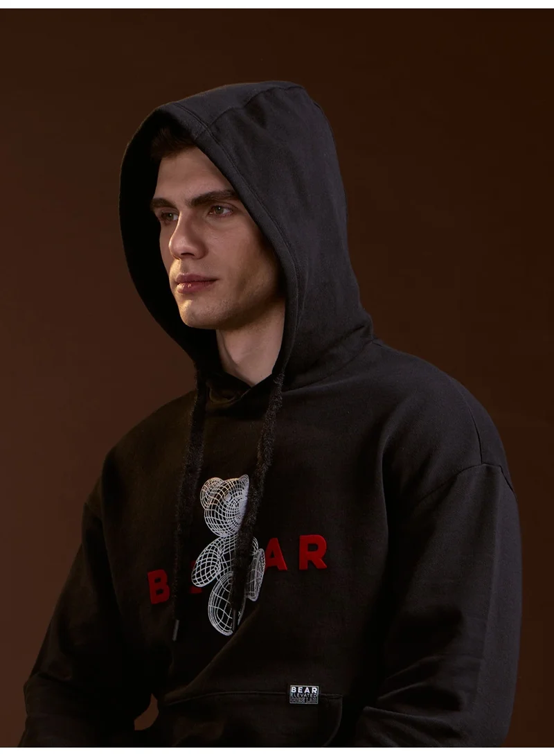 THE BEAR HOUSE Men's Hoodie for Casual, Daily, or Outdoor Wear – Classic and Comfortable Style Suitable for Travel, Lounging, or Everyday Use in Any Season