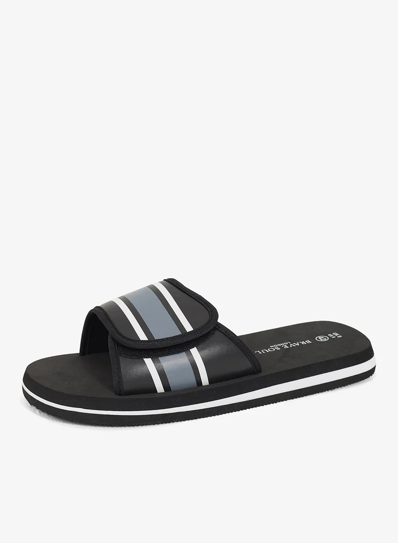 MENS FOAM SLIDER WITH ADJUSTABLE PU STRAP