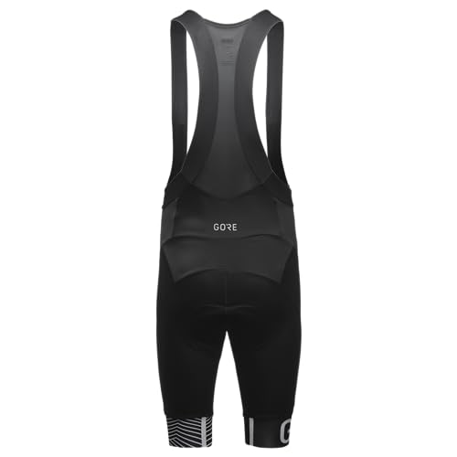 GOREWEAR GORE WEAR Men's Standard C5 Opti Bib Shorts+, Black/White, XS - Image 2
