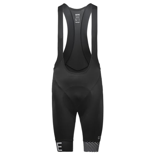 GOREWEAR GORE WEAR Men's Standard C5 Opti Bib Shorts+, Black/White, XS - Image 1