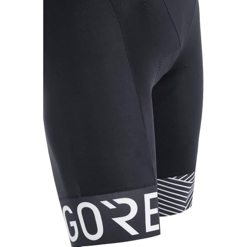 GOREWEAR GORE WEAR Men's Standard C5 Opti Bib Shorts+, Black/White, XS - Image 5