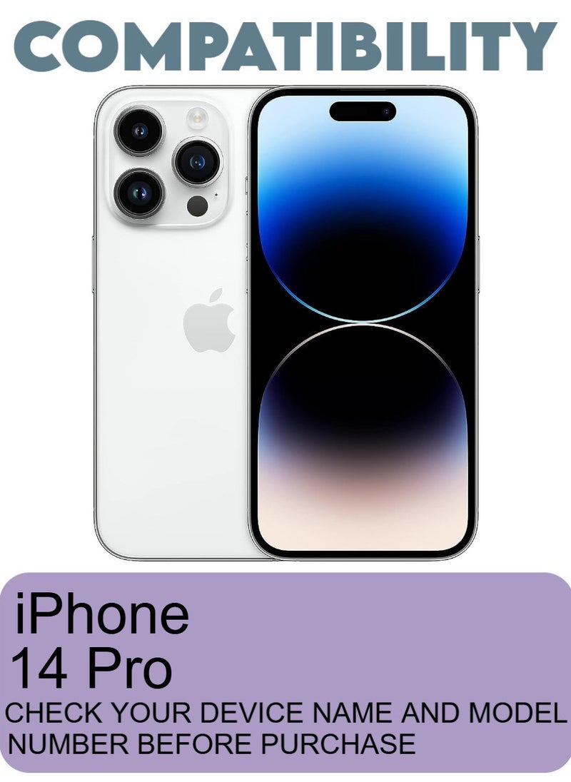 2 Pack Tempered Glass Screen Protector Clear Designed For iPhone 14 Pro Full Screen Coverage And Bubble Free