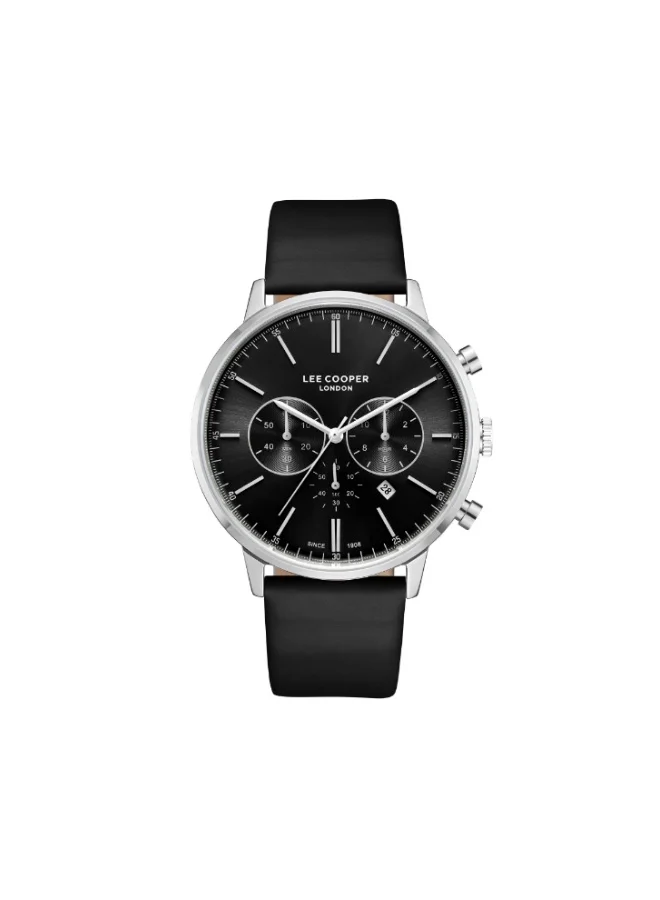 لي كوبر Men's Leather Multi Function Watch LC08043.351 - 45 mm