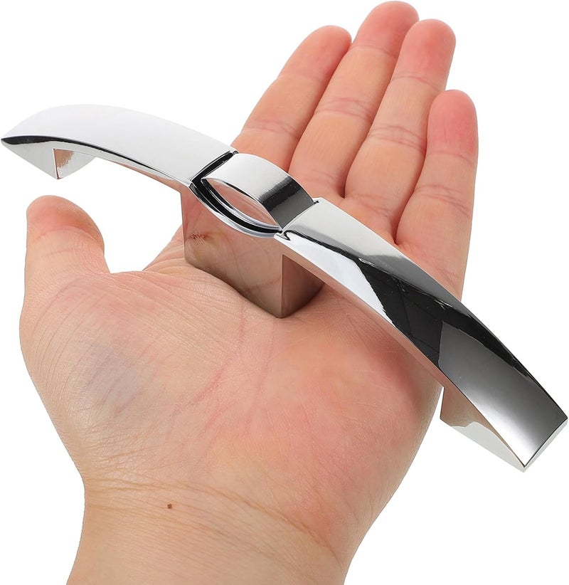 Rv Door Pull Handle Stylish Cabinet Door Handle for Trailers and Campers Easy Installation with Mounting Screws Versatile Design for Various Settings - Image 3