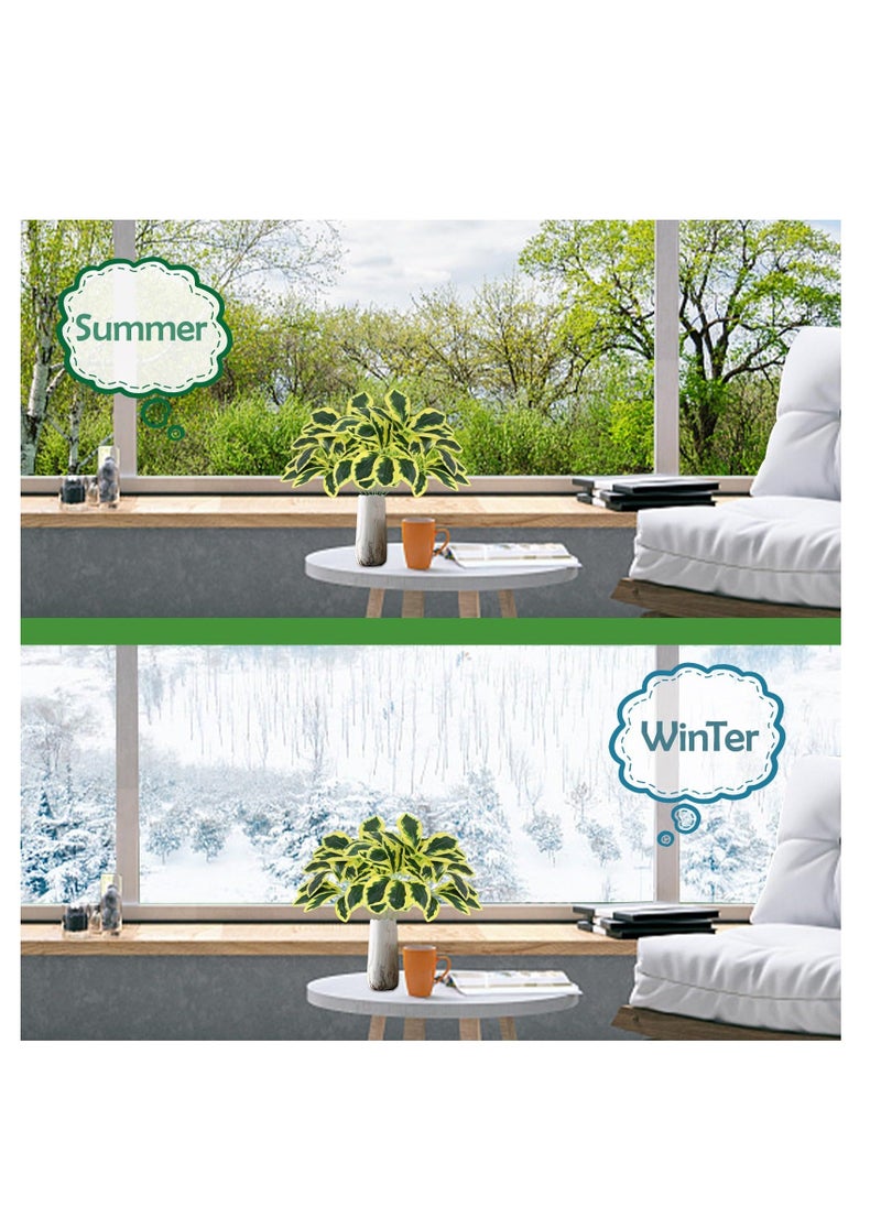 Generic 5Pcs Artificial Plants Fake Greenery Bush, UV Resistant Plants Simulation Plastic Greenery, Indoor Outdoor Home Garden Decoration, Made of Plastic, Durable, Safe and Environmentally Friendly  - Image 4