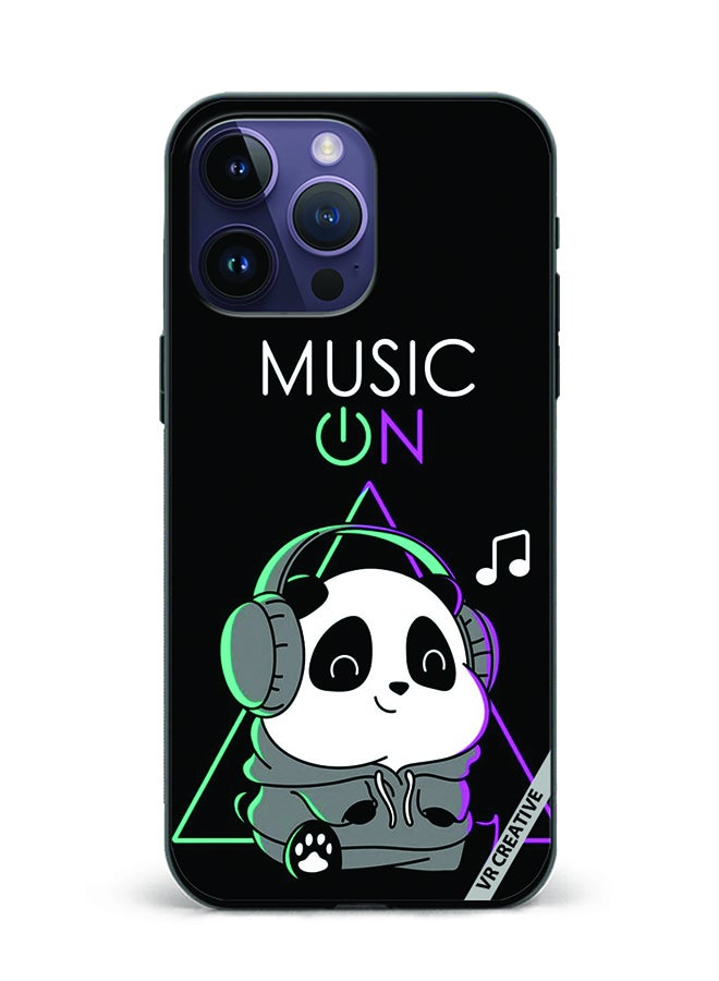 Protective Case Cover For Apple iPhone 16 Pro Max Music On Design Multicolour