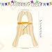 Norcoin 10 Pcs Wooden Game Clips Set for Fort Building and Play Kids School Playground Building Games Silk Clips - Image 4