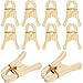 Norcoin 10 Pcs Wooden Game Clips Set for Fort Building and Play Kids School Playground Building Games Silk Clips - Image 2