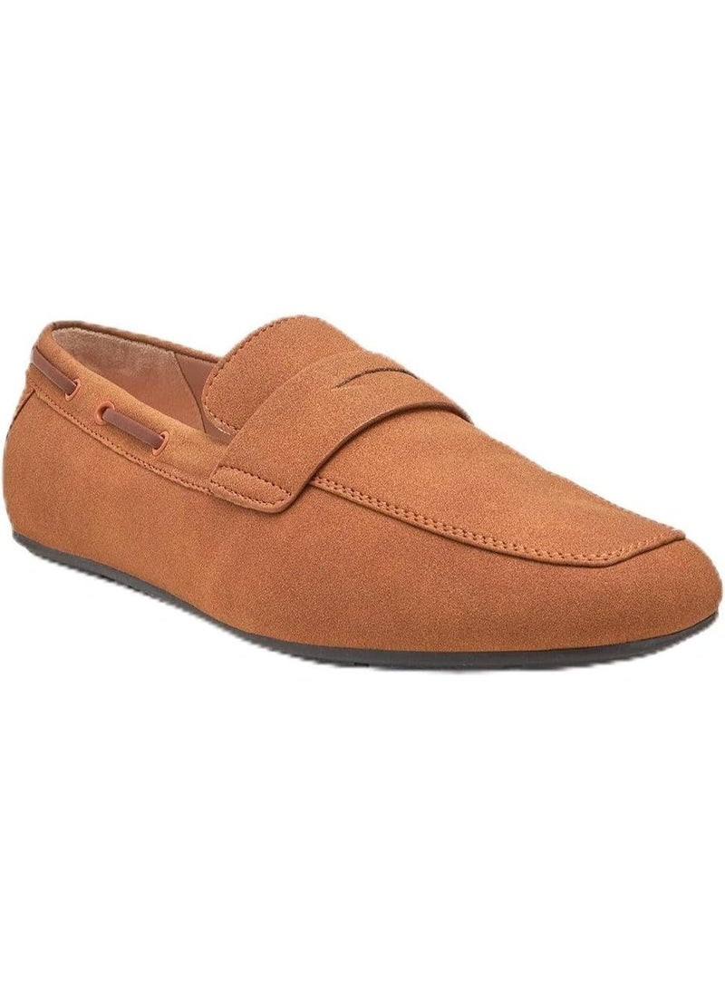 NDure Men's Urban-Savvy Slip-On Loafers, Brown - Image 1
